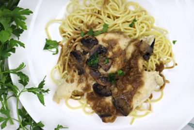 Kosher Chicken Marsala Meal