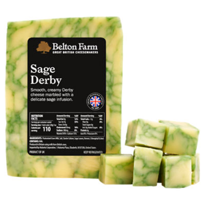 Belton Farm Sage Derby Cheese