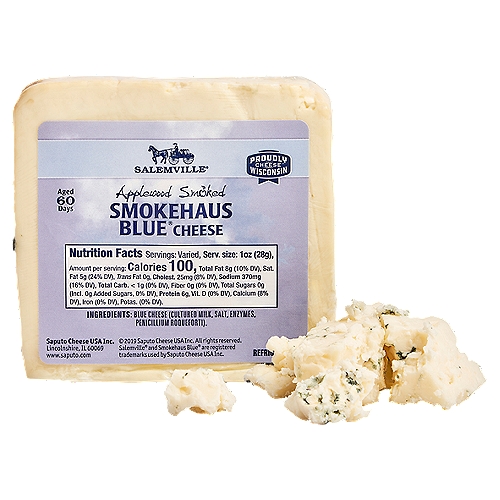 Salemville Smokehaus Applewood Smoked Blue Cheese