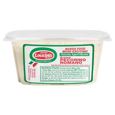 Grated Locatelli Romano Cheese