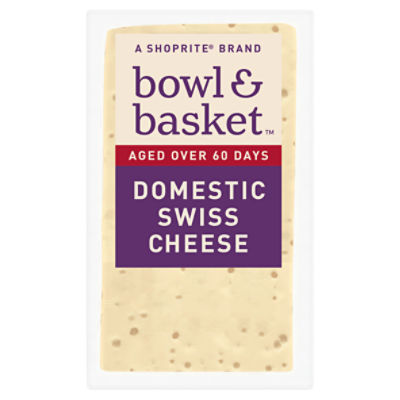 Bowl & Basket Domestic Swiss Cheese, 1 Pound