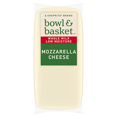 Bowl & Basket Whole Milk, Low Moisture Mozzarella Cheese