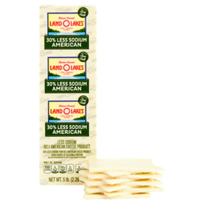 Land O Lakes 30% Less Sodium White American