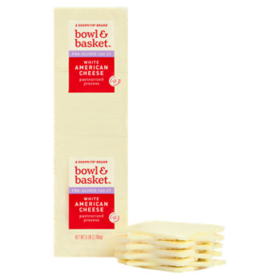 Bowl & Basket White American Cheese, 1 Pound