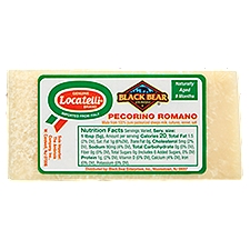Black Bear Locatelli Romano Cheese, 1 Pound