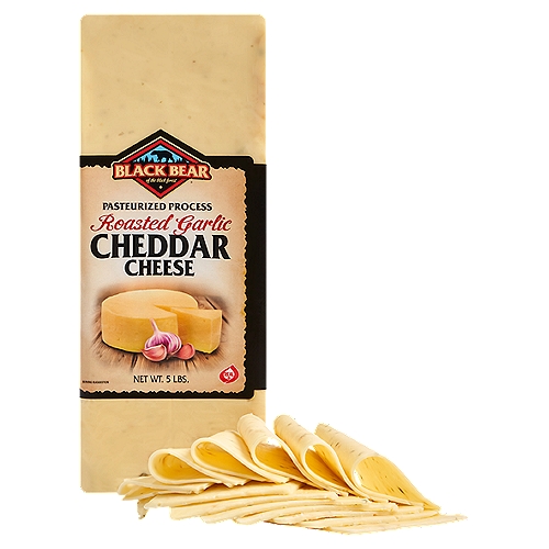 Black Bear Garlic Flavored Cheddar Cheese