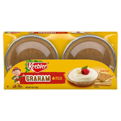 Keebler Graham Mini Pie Crusts, 6 count, 4 oz