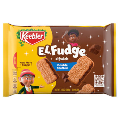 Keebler E.L. Fudge Elfwich Double Stuffed Cookies, 13 oz, 13 Ounce