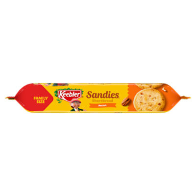 Keebler Sandies Cookies, Shortbread, Pecan, Cookies