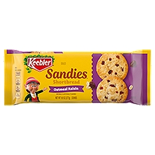 Keebler Sandies Oatmeal Raisin Shortbread Cookies, 9.8 oz