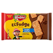 Keebler E.L. Fudge Elfwich Double Stuffed Cookies Family Size, 14.7 oz, 14.7 Ounce