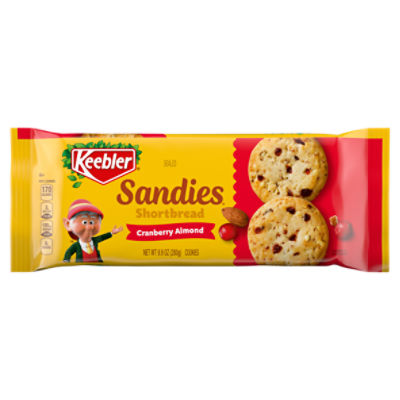 Keebler Sandies Cranberry Almond Shortbread Cookies, 18 count, 9.9 oz