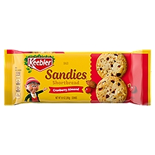 Keebler Sandies Cranberry Almond Shortbread Cookies, 18 count, 9.9 oz, 9.9 Ounce