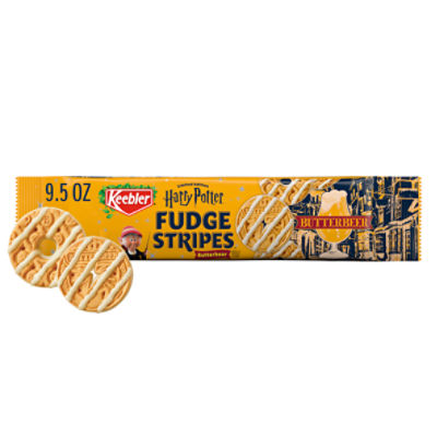 Keebler Harry Potter Butterbeer Fudge Stripes Cookies Limited Edition, 9.5 oz