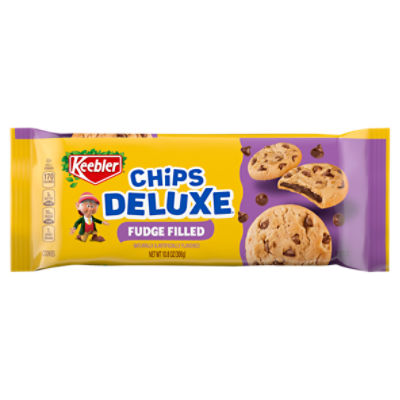 Keebler Chips Deluxe Fudge Filled Cookies, 10.8 oz, 10.8 Ounce