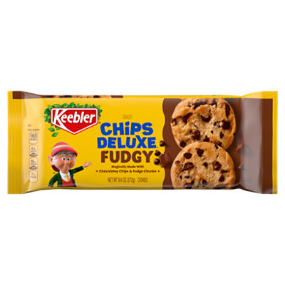Keebler Chips Deluxe Fudgy Cookies, 9.6 oz - Price Rite