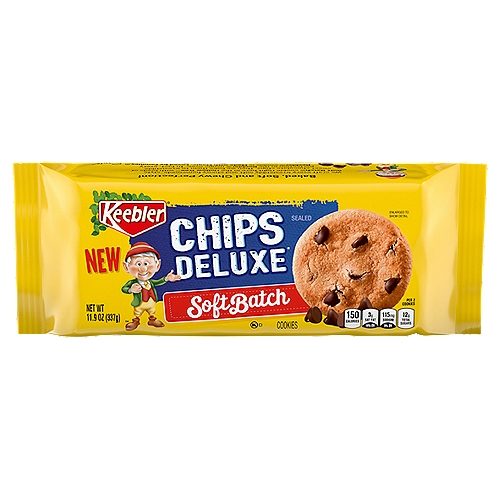 Keebler Chips Deluxe Soft Batch Cookies, 11.9 oz