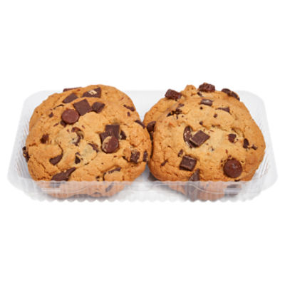 Store Baked Triple Chocolate Chunk Cookies, 4 ct, 16 oz