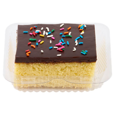 1 Pack Golden Cake Square with Fudge Icing
