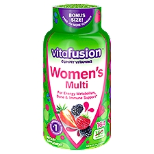 Vitafusion Gummy Vitamins Women's Multi Berry Flavors Dietary Supplement, 164 count