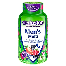 Vitafusion Gummy Vitamins Men's Multi Berry Flavors Dietary Supplement, 164 count