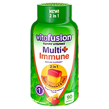 Vitafusion Gummy Vitamins Multi+ Immune 2 in 1, Dietary Supplement, 90 Each