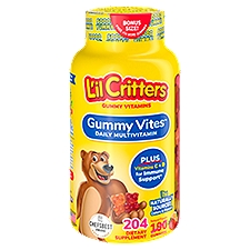 L'il Critters Gummy Vites Natural Flavors Dietary Supplement, 204 count