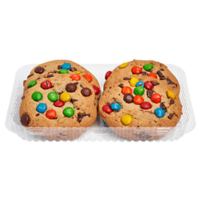 Store Baked M&M Candy Cookies, 2 ct, 8 oz