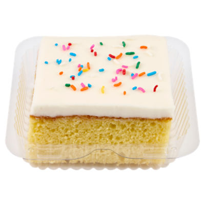 1 Pack Yellow Cake Square with Vanilla Icing
