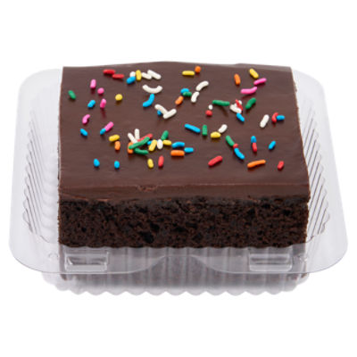 1 Pack Chocolate Cake Square with Fudge Icing