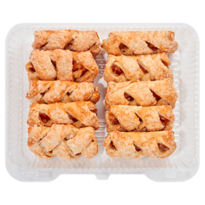 10 Pack Hand Held Apple Lattice Pies