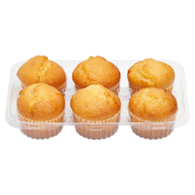 Store Baked Corn Muffins, 6 ct, 15 oz
