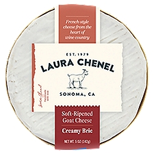 Laura Chenel Creamy Brie Soft-Ripened Goat Cheese, 5 oz