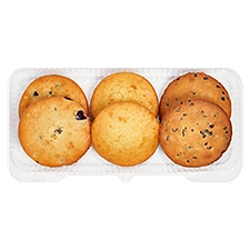 6 Pack Variety Muffin Tops - Corn, Blueberry, Choc Chip