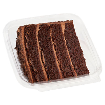 Chocolate Overload Cake Slice, 8 oz, 4 in, 1 Each
