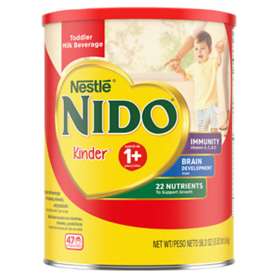 Nestlé Nido Toddler Milk Beverage, Kinder 1+, 1-3 Years, 56.3 oz