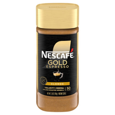 Nescafe Gold Espresso Blonde Instant Coffee, 3.5 oz