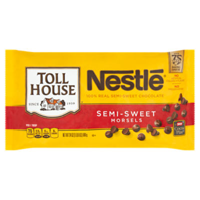 Nestlé Toll House Semi-Sweet Chocolate Morsels, 24 oz