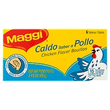 Maggi Chicken Flavor Bouillon, 6 count, 2.43 oz