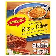 Maggi Beef Flavored Noodle Soup Mix, 2.11 oz, 2.11 Ounce