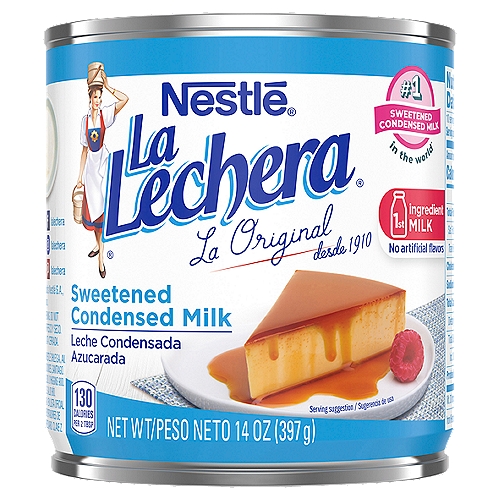 Nestlé La Lechera Sweetened Condensed Milk, 14 oz