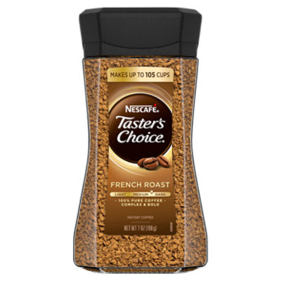 Nescafé Taster's Choice French Roast Instant Coffee, 7 oz