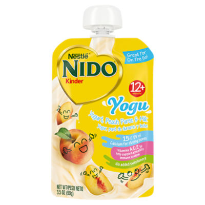 NIDO Peach & Yogurt 6x99g Pouch US