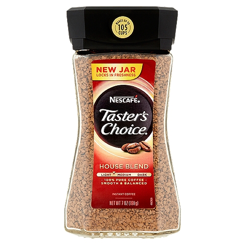 Nescafé Taster's Choice House Blend Instant Coffee, 7 oz