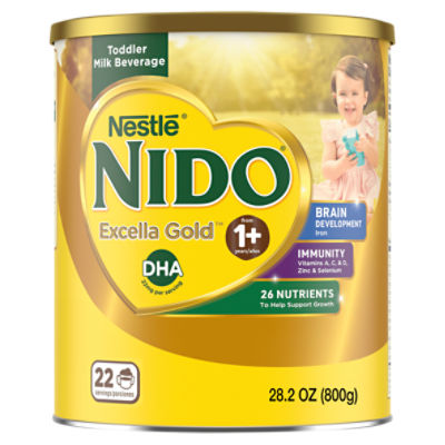 Nido Excella Gold Toddler Milk Beverage, from 1+ years, 28.2 oz