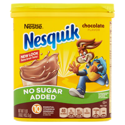 Nestlé Nesquik Chocolate Flavor Powder, 1 lb, 16 Ounce