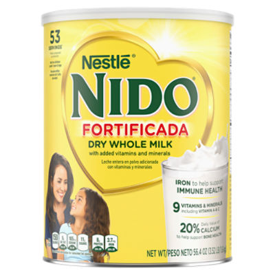 Nestle Nido Dry Whole Milk - Instant, 56.4 oz