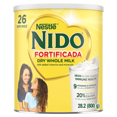 Nestle Nido Fortificada Dry Whole Milk, 28.2 oz