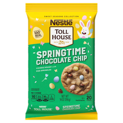 Nestlé Toll House Springtime Chocolate Chip Cookie Dough with Egg Sprinkles, 14 oz