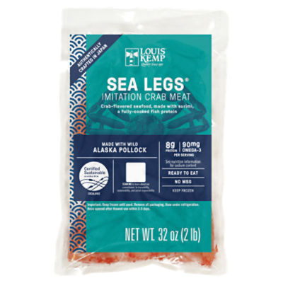 Louis Kemp Sea Legs Imitation Crab Meat, 32 oz